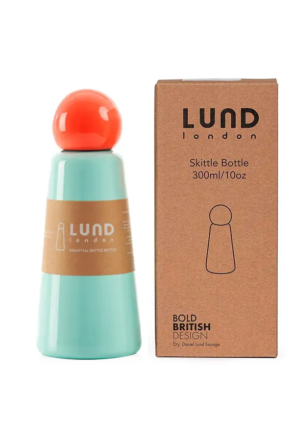 Lund London Lite Water Bottle (Coral & Mint - 500ml)