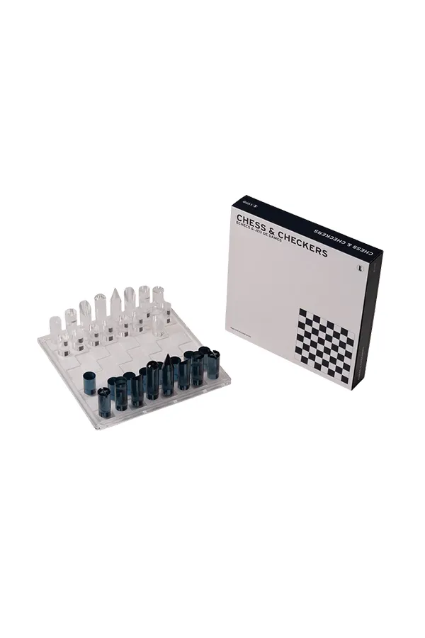 Lund London Chess and Draught Set