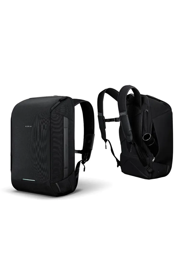 KORIN-Click Pack Travlo Bundle I Anti- Theft Backpack- K15 (Black)